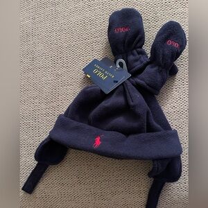 Fleece hat & mitten set